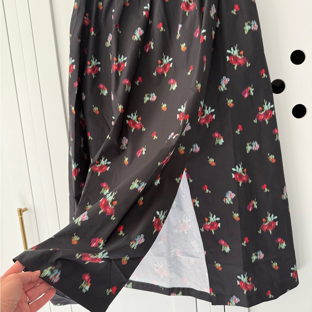 Hill House Krista Floral Taffeta skirt size medium - Picture 9 of 9